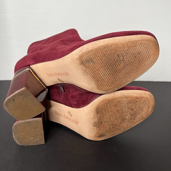 Enzo Angiolini Ginette Suede Boots - Picture 7 of 11